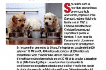 Revue de presse : « La Normandise a de l’appétit pour l’export… » Entreprendre 01/2019