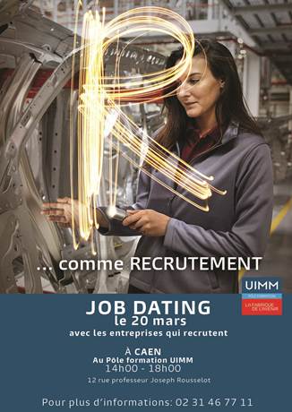 Job Dating Bac Pro et BTS en alternance des métiers techniques sur Caen le 20 mars 2019