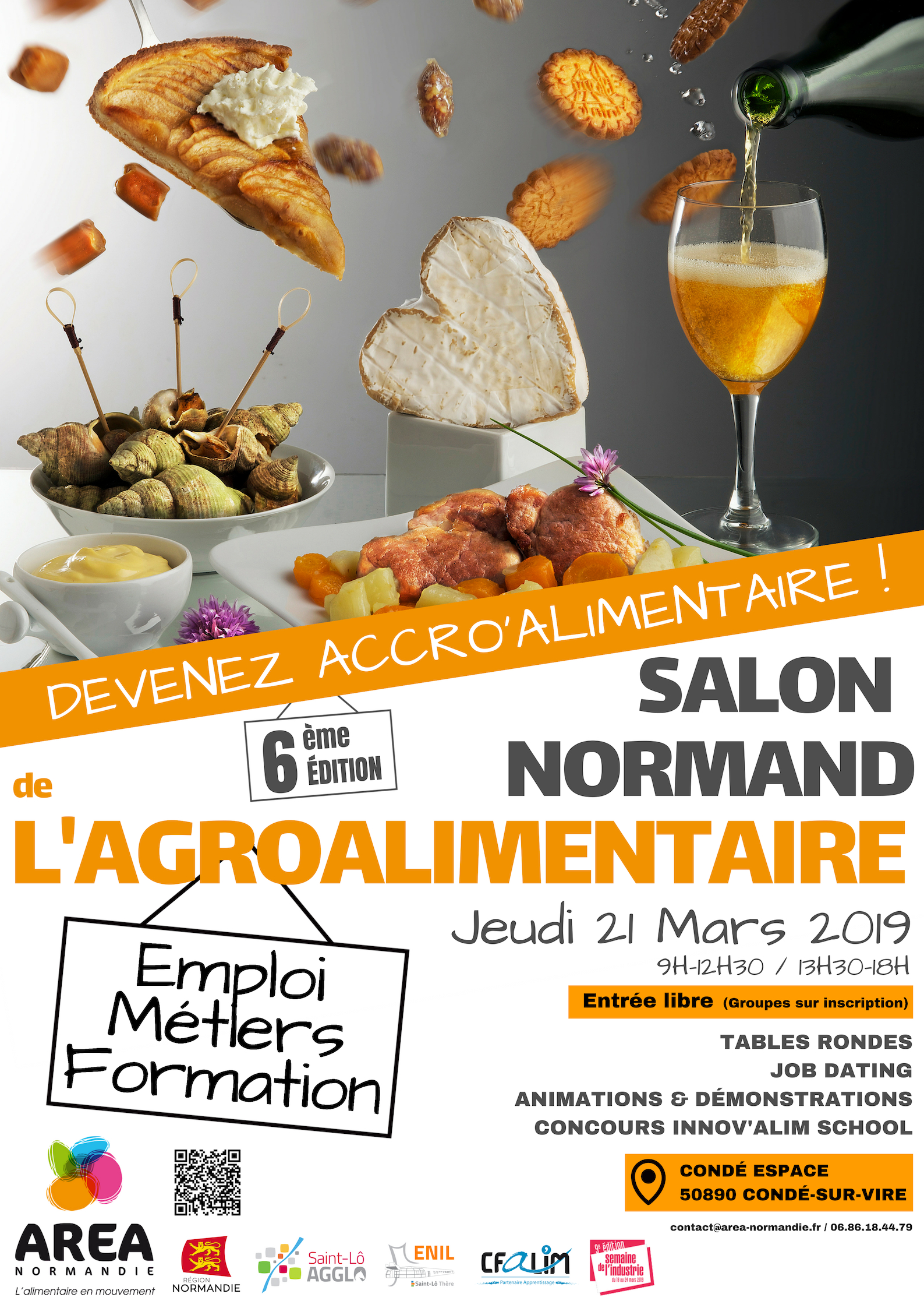 Salon pour l’emploi « Devenez accro’alimentaire ! » le 21/03/2019