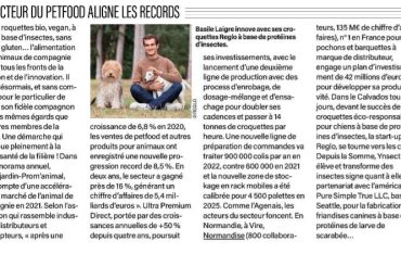 le Journal des entreprise – “Le secteur du Petfood aligne les records”