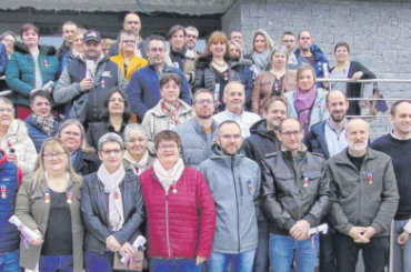 la Voix le Bocage : Première cérémonie de remise de médailles pour l’entreprise La Normandise