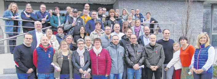 la Voix le Bocage : Première cérémonie de remise de médailles pour l’entreprise La Normandise