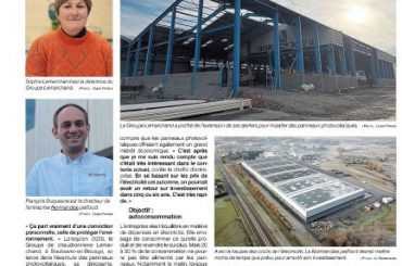 Ouest France : « Ces entreprises qui ont tenté le pari des panneaux photovoltaïques