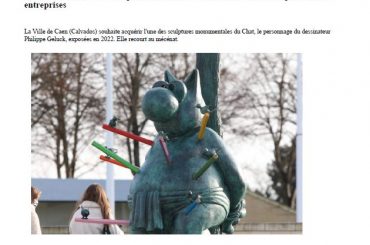 Caen va acheter une sculpture du Chat de Geluck, la Ville compte sur les entreprises – actu.fr 28/06/2023