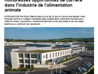 NORMANDISE Pet Food : de nombreuses opportunités de carrière dans l’industrie de l’alimentation animale