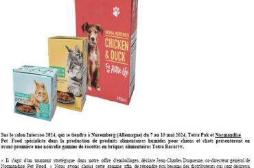 Normandise Pet Food opte pour la brique Tetra Recart®