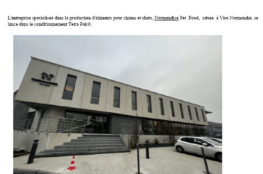 NORMANDISE Pet Food fait le pari d’un emballage innovant et recrute