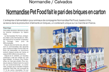 NORMANDISE Pet Food fait le pari des briques en carton