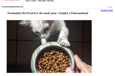 NORMANDISE Pet Food lève des fonds pour d’étendre à l’internationnal