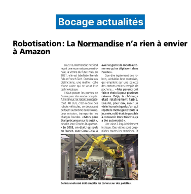 La Normandise n&rsquo;a rien à envier à Amazon