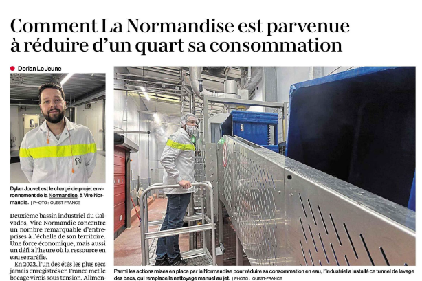Comment Normandise est parvenue à réduire d&rsquo;un quart sa consommation d&rsquo;eau